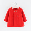 Double Breasted Girls Woolen Coats Autumn Winter Trench Jacket Coat 2-6Yrs Children Clothes For Kids Outerwear Birthday Present-Dollar Bargains Online Shopping Australia