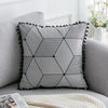 Cushion Cover Geometric Pattern Polyester black Pillowcase Upholstery Sofa Cushion Throw Pillow Home Decor Pillowcas-Dollar Bargains Online Shopping Australia