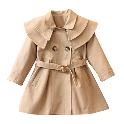 Girls Windbreaker Coat Jackets Baby Kids Flower Embroidery Hooded Outwear For Baby Kids Coats Jacket Clothing-Dollar Bargains Online Shopping Australia