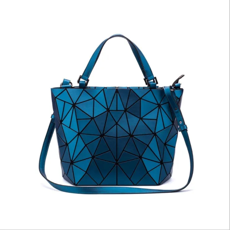 Female Top-Handle Bag Hologram Frosted matte crossbody Bag High quality bucket bag Geometric handbag-Dollar Bargains Online Shopping Australia