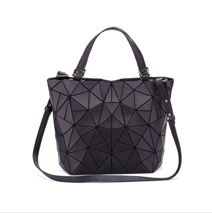 Female Top-Handle Bag Hologram Frosted matte crossbody Bag High quality bucket bag Geometric handbag-Dollar Bargains Online Shopping Australia