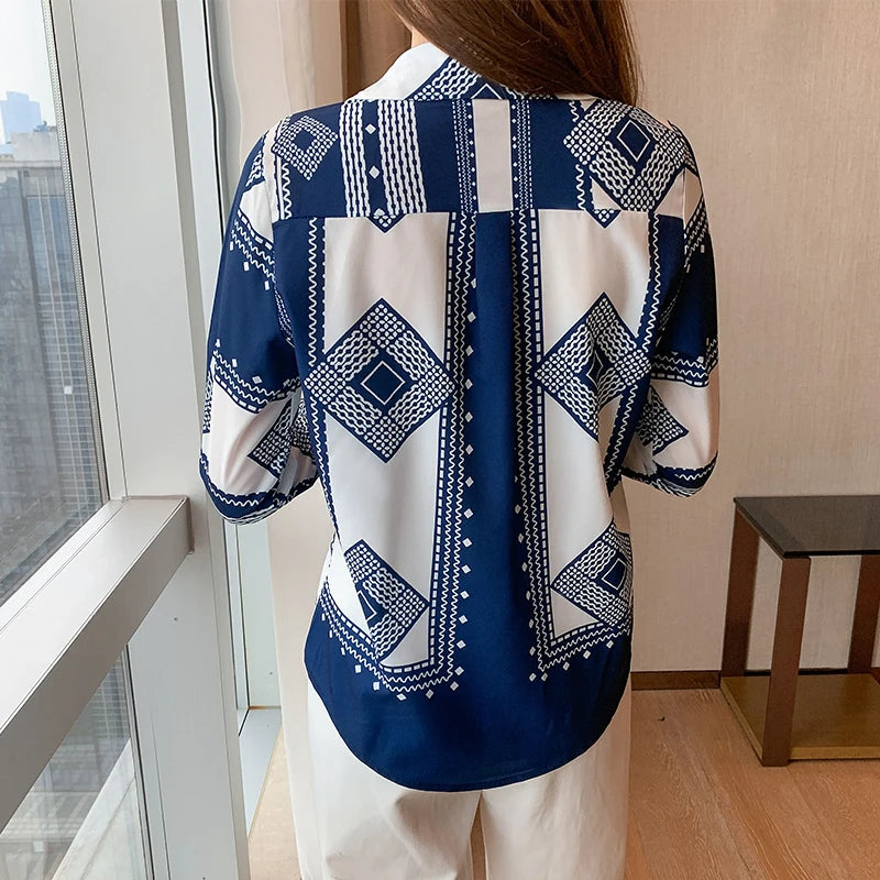 printing ladies shirts Women's Blouses Spring Autumn Long Sleeve Shirts Tops-Dollar Bargains Online Shopping Australia