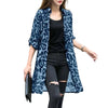 Leopard Cardigans Women's Summer Blouses Long Kimono Cape Female Lapel Tunic-Dollar Bargains Online Shopping Australia