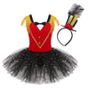 Children Mesh Tulle Tutu Dress Kids Halloween Cosplay Party Circus Ringmaster Costumes Girls Acrobat Carnival Performance Outfit-Dollar Bargains Online Shopping Australia