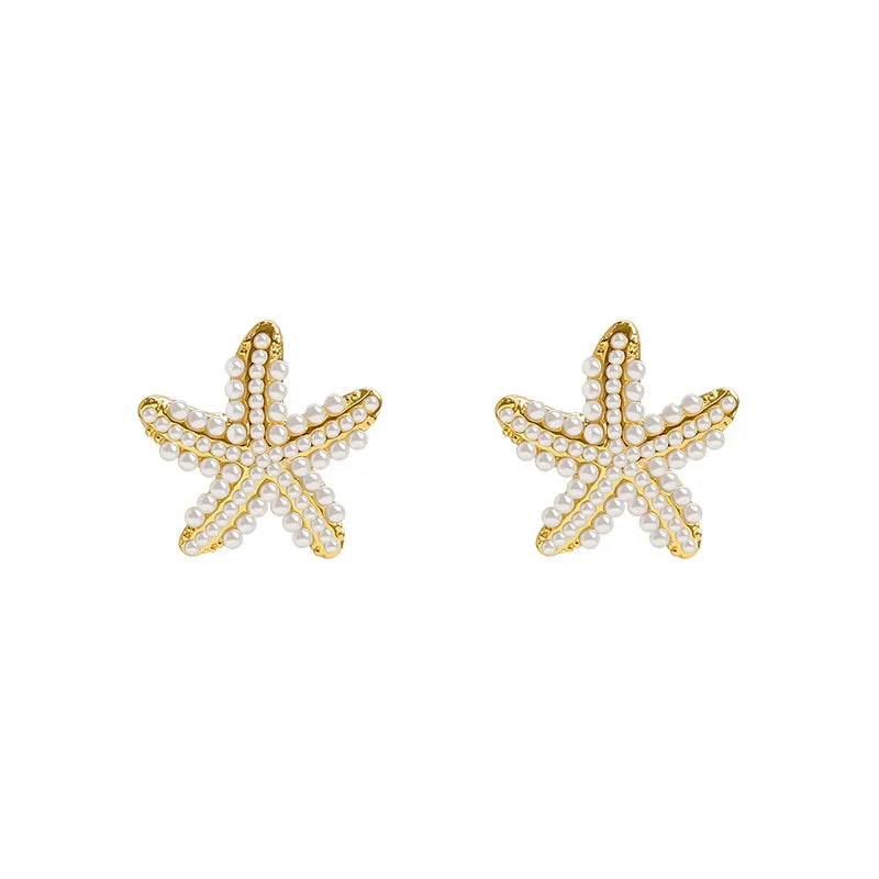 Starfish Earrings For Sleeping Women's Temperament Exquisite Design Earrings Party Gifts Women's Fashion Jewelry-Dollar Bargains Online Shopping Australia