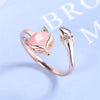 Korean Daisy Flower Elegant Opening Rings Women Adjustable Wedding Party Engagement Finger Rings Statement Jewelry Gift-Dollar Bargains Online Shopping Australia