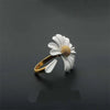 Korean Daisy Flower Elegant Opening Rings Women Adjustable Wedding Party Engagement Finger Rings Statement Jewelry Gift-Dollar Bargains Online Shopping Australia