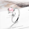 Korean Daisy Flower Elegant Opening Rings Women Adjustable Wedding Party Engagement Finger Rings Statement Jewelry Gift-Dollar Bargains Online Shopping Australia