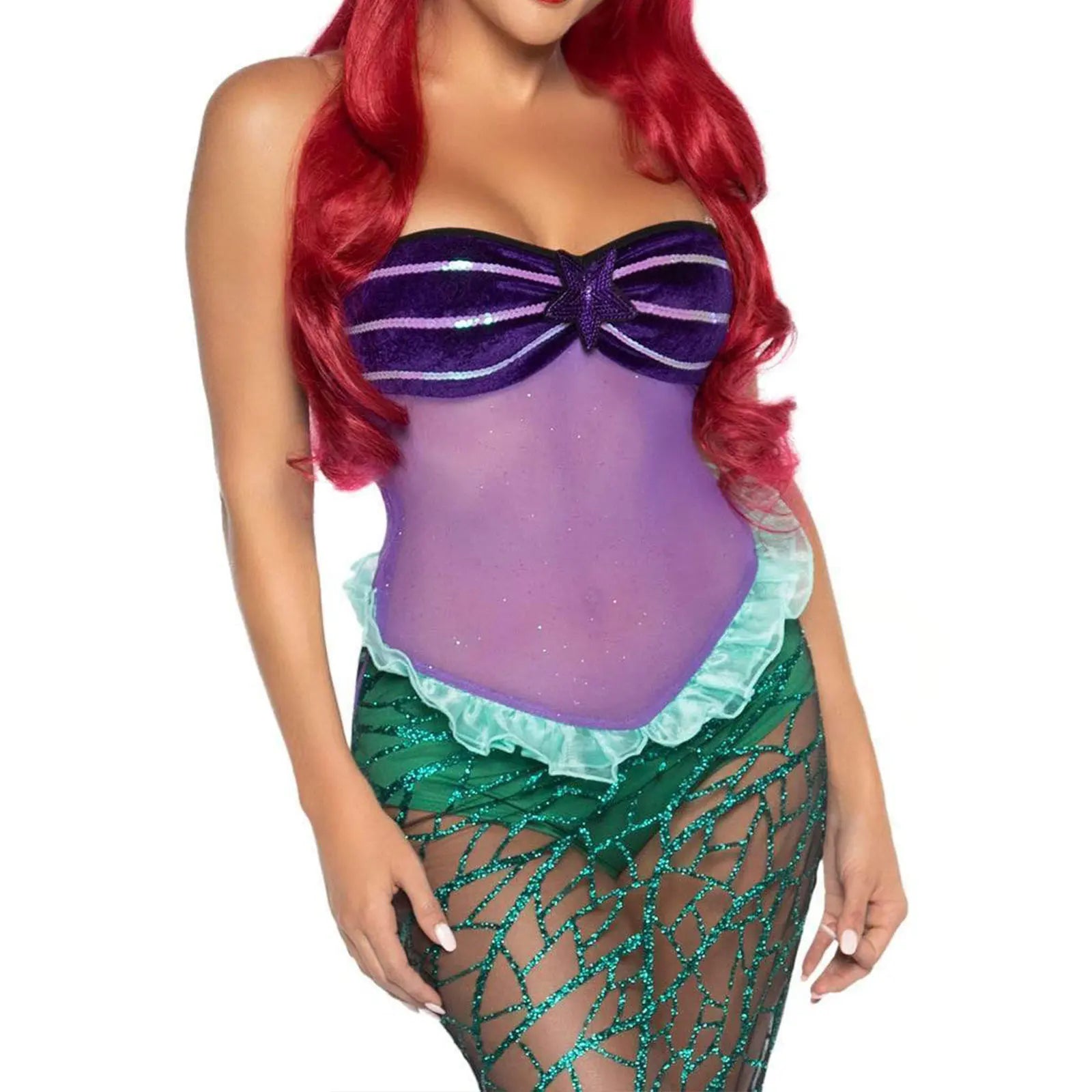 Mermaid Princess Costumes Adults Women Halloween Mermaid Masquerade Uniforms Dress Up Fancy Dress-Dollar Bargains Online Shopping Australia