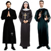 Halloween Men Priest Cosplay Costumes For Women Clothes Carnival Nun Long Robes Religious Catholic Church Clothing Missionary-Dollar Bargains Online Shopping Australia