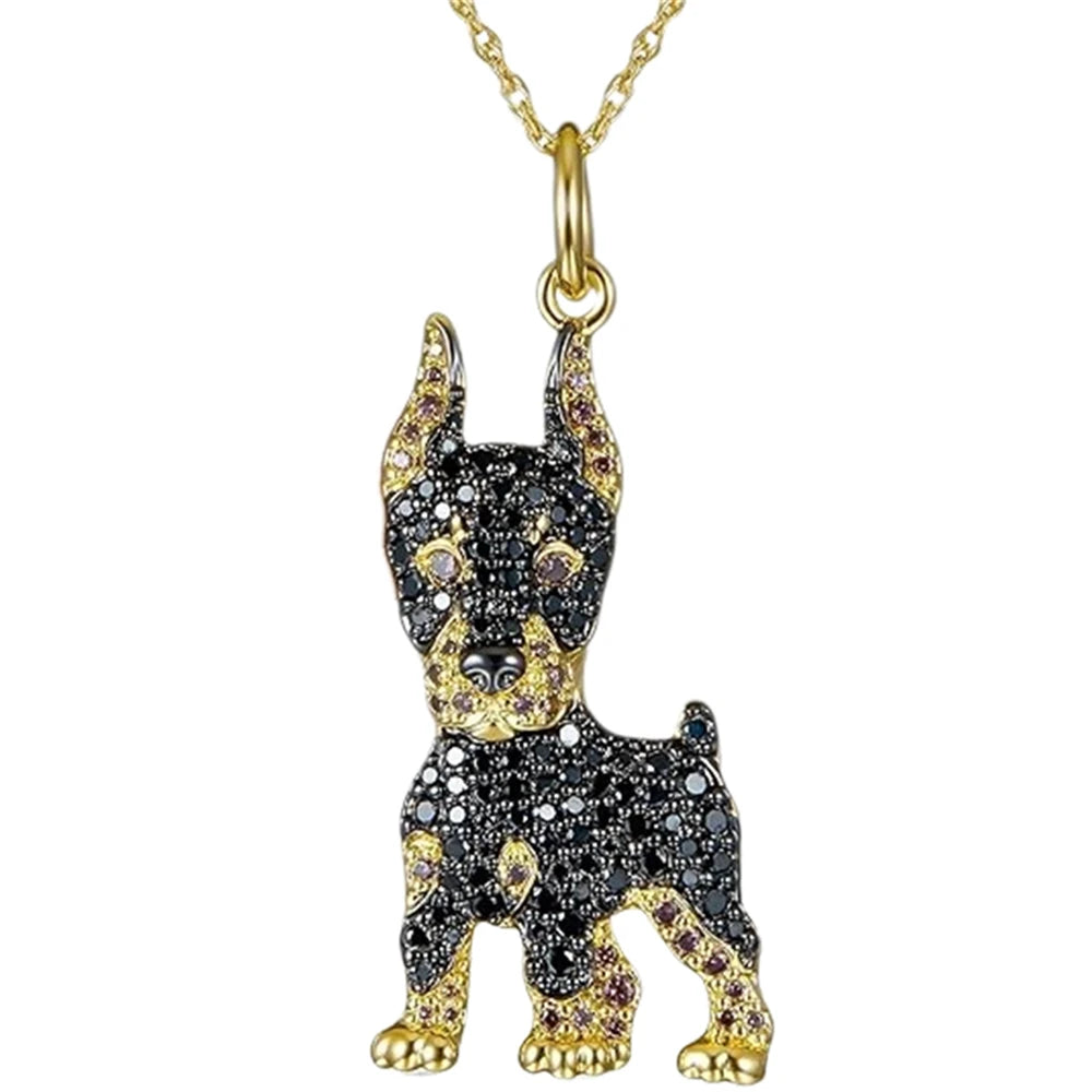 Schnauzer Dog Pendant Necklace Women Pet Puppy Jewelry Animal Accessories Dog Lovers-Dollar Bargains Online Shopping Australia