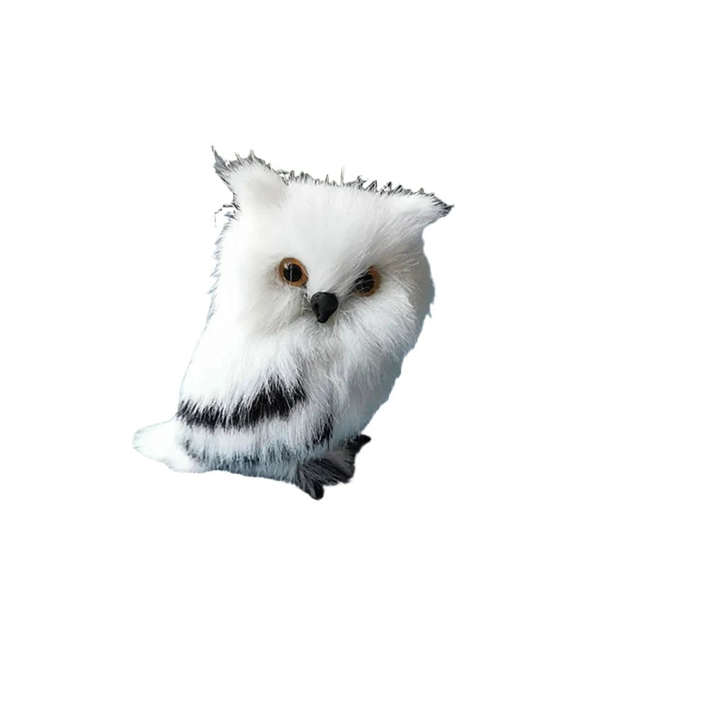 Simulation Rabbit Owl Cat Fox Ornament Furs Squatting Model Home Decoration Animal World with Static Action Figures Gift for Kid-Dollar Bargains Online Shopping Australia