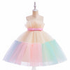 Girl Ruffles Princess Dress Toddler Infantil Wedding Party Prom Gown Kids Evening Bridesmaid Tulle 1 Years Birthday Pink Dresses-Dollar Bargains Online Shopping Australia