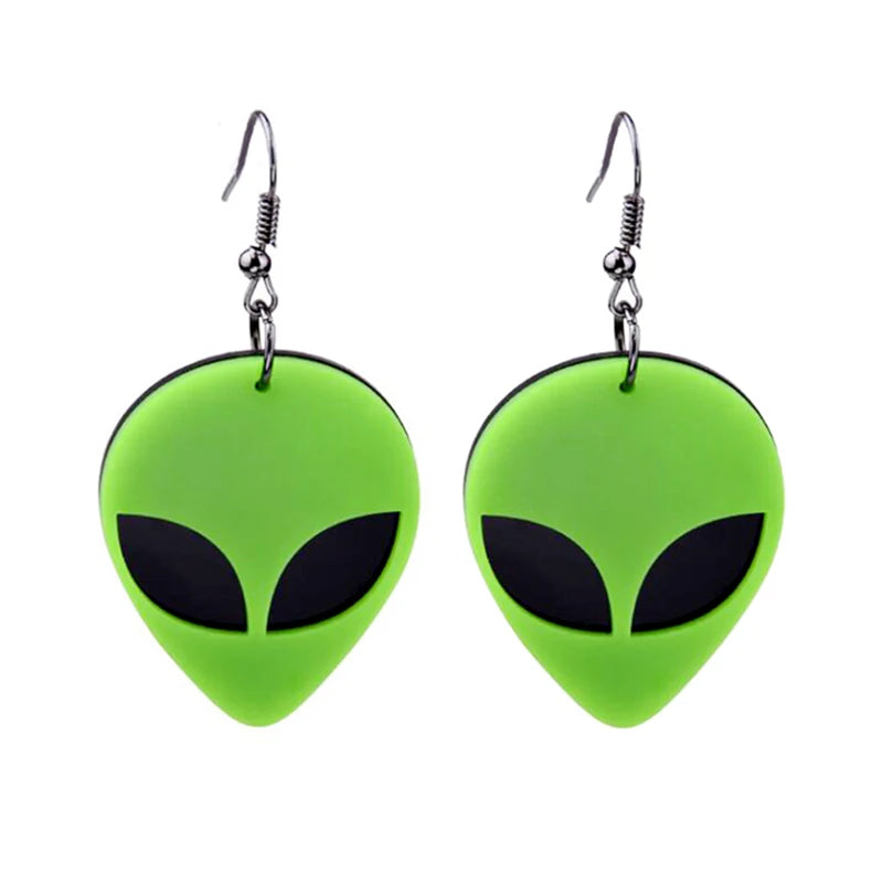 Earrings For Women UFO Acrylic Astronaut Star Lightning Cat Cute Hip Hop Exaggeration Special Creativity Jewelry Rainbow-Dollar Bargains Online Shopping Australia