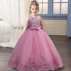 Robe Princess Dress Flower Girl Wedding Dress Fashionable Party Dress Lace Mesh Elegant Girls' Clothing-Dollar Bargains Online Shopping Australia