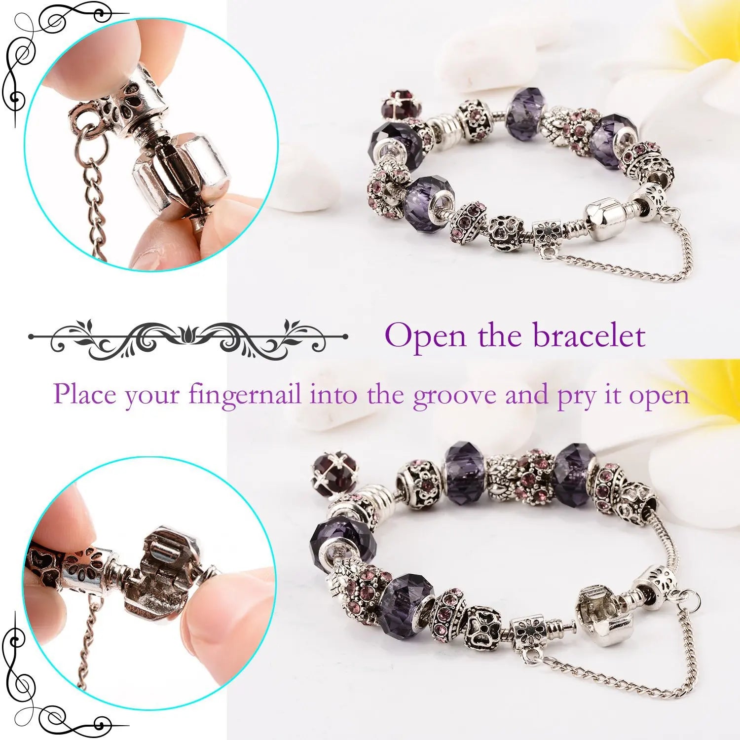 Crystal DIY Bracelet Original Crystal Handmade Wrist Accessories for Girls Women Fashion Jewelry Birthday Gifts-Dollar Bargains Online Shopping Australia