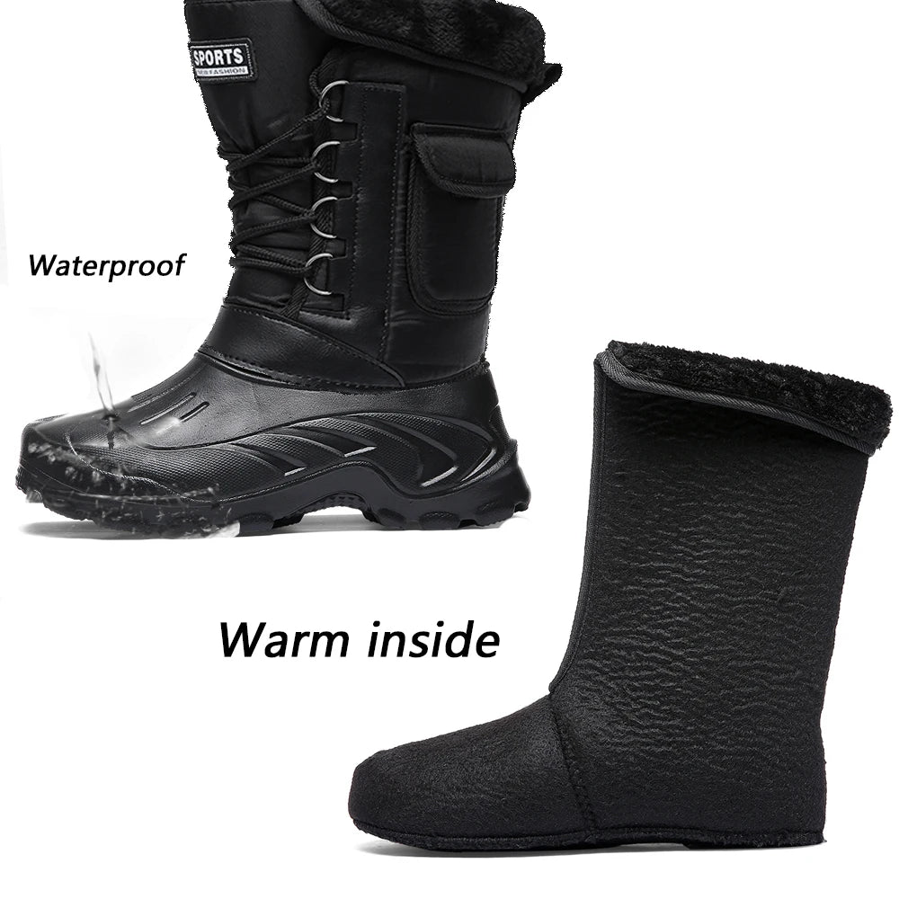 Outdoor Sports Men Boots Waterproof Shoes Men Light Rain Boots Fishing Boots Winter Snow Boots New-Dollar Bargains Online Shopping Australia