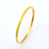 3mm Width Colorful Enamel Thin Bangles Stainless Steel Gold Color Cute Lover Bracelets for Women Trendy Jewelry-Dollar Bargains Online Shopping Australia