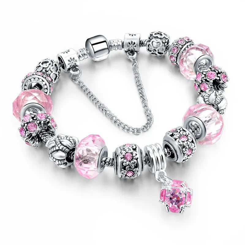 Crystal DIY Bracelet Original Crystal Handmade Wrist Accessories for Girls Women Fashion Jewelry Birthday Gifts-Dollar Bargains Online Shopping Australia