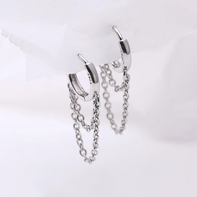 Cross Arc Long Drop Earrings for Women Fashion Simple Hanging Dangling Earrings Jewelry Female Christmas Gift-Dollar Bargains Online Shopping Australia