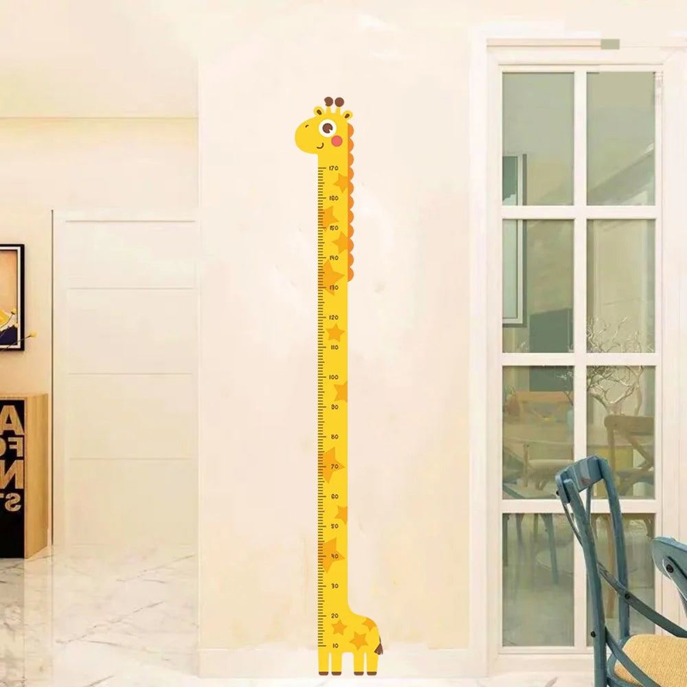 Cute Cartoon Height Sticker Unicorn Dinosaur Giraffe Wall Height Measuring Ruler Stickers For Kids Room Kindergarten Decor-Dollar Bargains Online Shopping Australia