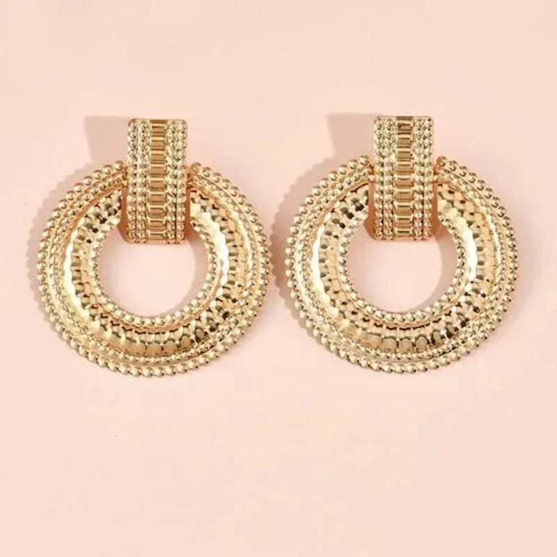 Smooth Exquisite Big Circle Hoop Earrings for Women Korean Jewelry Fashion Wedding Party Earrings Jewelry Gift-Dollar Bargains Online Shopping Australia