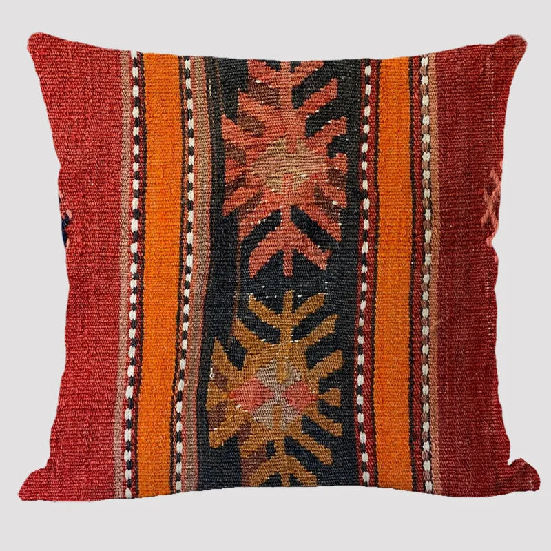 Bohemian Patterns Linen Cushions Case Multicolors Abstract Ethnic Geometry Print Decorative Pillows Case Living Room Sofa Pillow-Dollar Bargains Online Shopping Australia