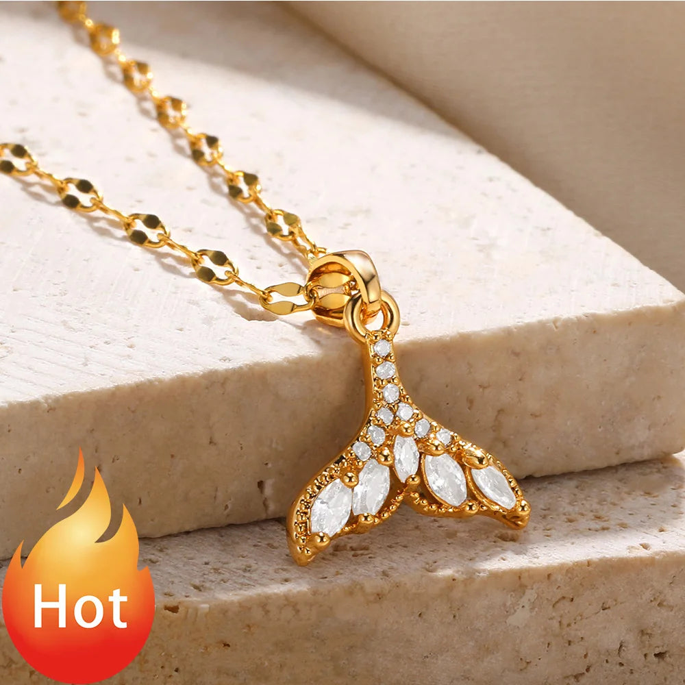 Rhinestone Rose Choker Shiny Zircon Sunrise Necklace For Women Gold Color Collar Evil Eyes Jewelry Y2k-Dollar Bargains Online Shopping Australia