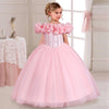 4-14 Year Old Girl Flower Girl Wedding Dress Elegant Celebrity Birthday Party One Shoulder Mesh Dress Christmas Girl Clothing-Dollar Bargains Online Shopping Australia