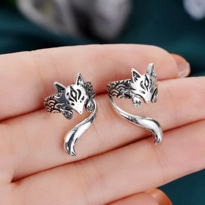 Fox Shape Clip Earrings for Women Antique Ear Cuff Earrings Girl Statement Jewelry-Dollar Bargains Online Shopping Australia