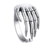 925 Sterling Silver Skeletal Hand Open Rings For Women Party Luxury Designer Jewelry-Dollar Bargains Online Shopping Australia