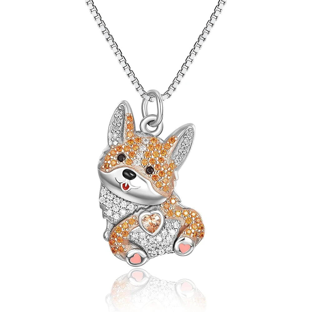 Schnauzer Dog Pendant Necklace Women Pet Puppy Jewelry Animal Accessories Dog Lovers-Dollar Bargains Online Shopping Australia