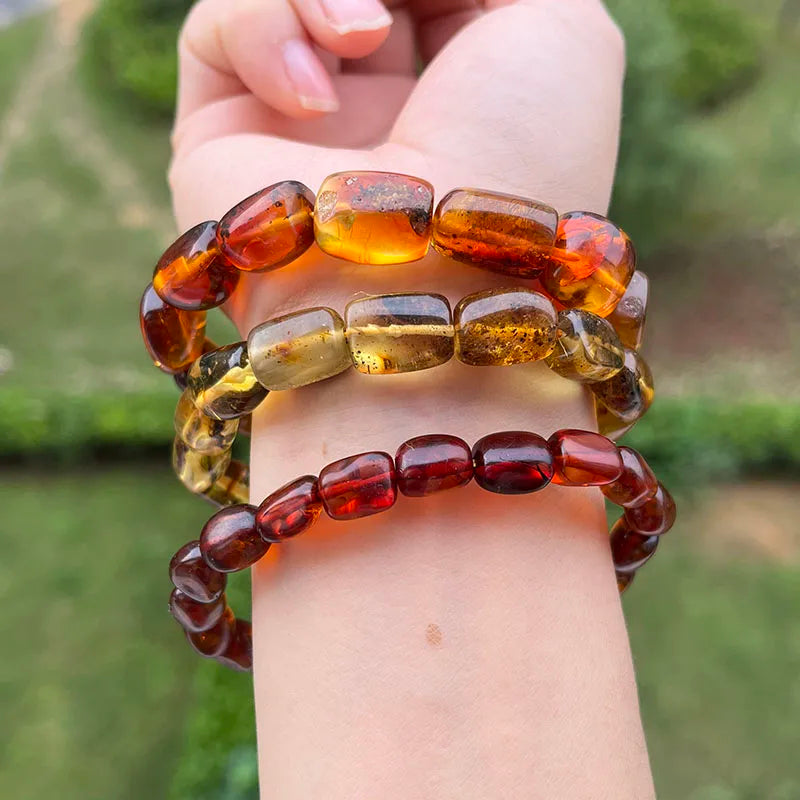 Amber Bracelets Natural Beads Baltic Energy Gemstone Healing Jewelry-Dollar Bargains Online Shopping Australia