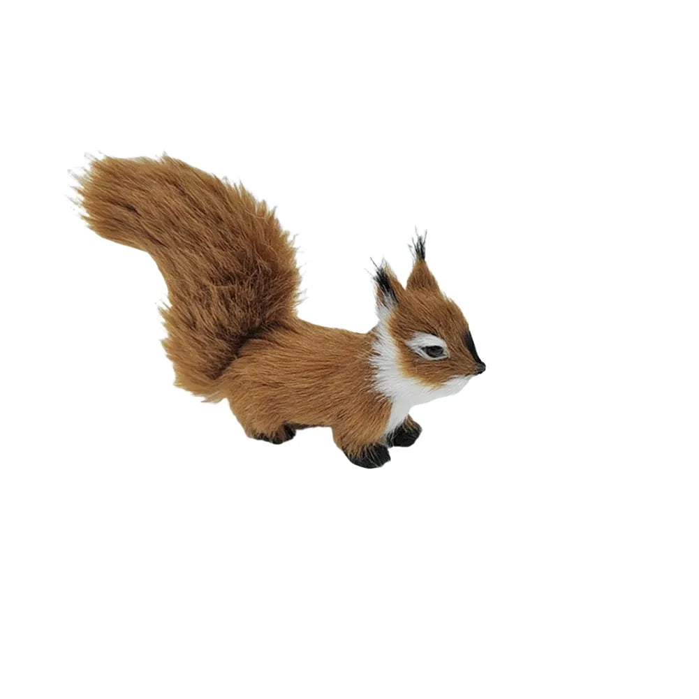 Simulation Rabbit Owl Cat Fox Ornament Furs Squatting Model Home Decoration Animal World with Static Action Figures Gift for Kid-Dollar Bargains Online Shopping Australia