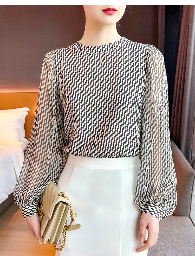 Women's chiffon Blouse for a Chic Look Fashion Luxury Women's Tops-Dollar Bargains Online Shopping Australia