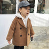 Bear Leader Baby Boys Woolen Jacket Long Double Breasted Warm Infant Toddler Lapel Tweed Coat 2023 Autumn Winter Outerwear Coats-Dollar Bargains Online Shopping Australia