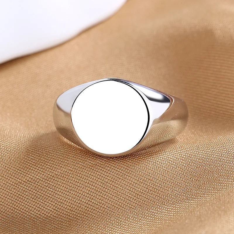 Women's Fashion Geometric Open Rings Accessory Black/White Round Epoxy Glossy Disk Female Trendy Golden Ring Jewelry Best Gifts-Dollar Bargains Online Shopping Australia