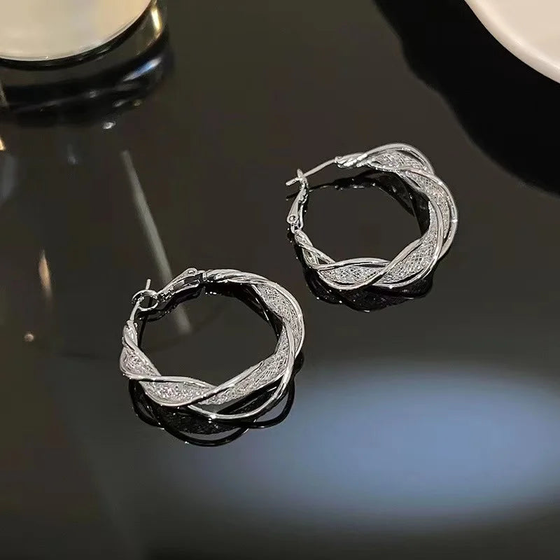 Unique Design Elegant Delicate Retro Exaggerated Multilayer Stud Earrings Women Jewelry-Dollar Bargains Online Shopping Australia