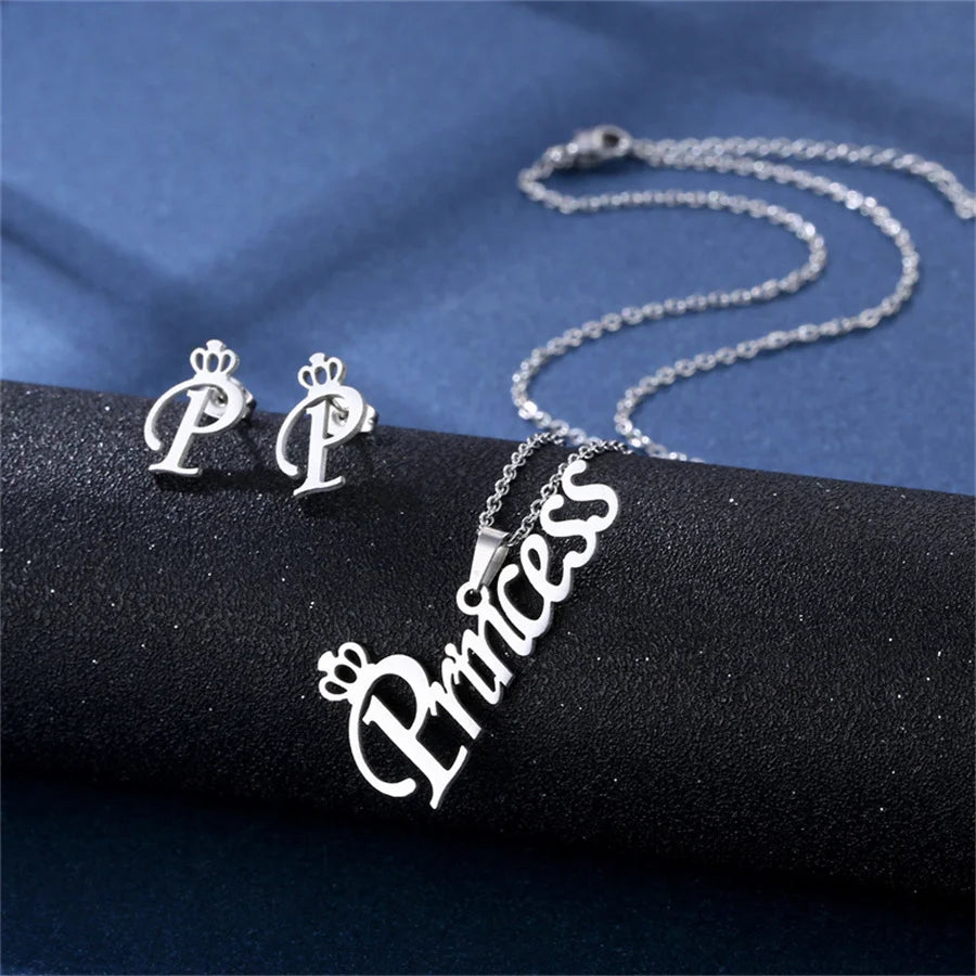 Jewelry Elegant Daisy Flowers Charm Chain Choker Necklaces Earrings Set Pendants For Women-Dollar Bargains Online Shopping Australia