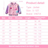 Kids Autumn Winter Thick Jacket and Coat Girls Unicorn Sequined Appliqued Pink Outwear Kids Cotton Casual Sport Jackets-Dollar Bargains Online Shopping Australia