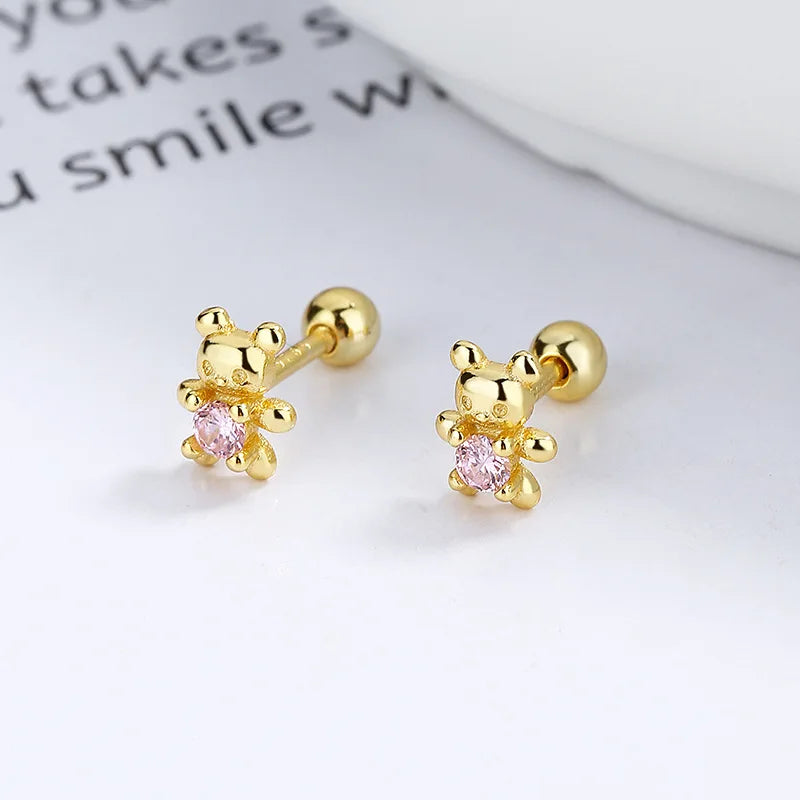 Fashion Gold Color Butterfly Tragus Piercings for The Ear Helix Stud Earrings for Women Tibetan Charm Ear Bone Piercing Jewelry-Dollar Bargains Online Shopping Australia