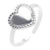 Elegant Girl Jewelry Love Stainless Steel Heart Rings For Women Accessories Finger Ring Adjustable-Dollar Bargains Online Shopping Australia