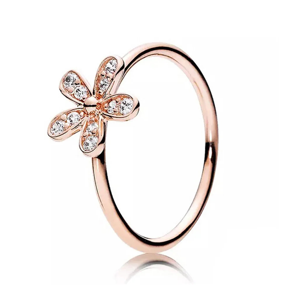 925 Sterling Silver Rings Women Infinity Love Heart Crown Engagement Wedding Ring Rose Gold Crystals Luxury Jewelry-Dollar Bargains Online Shopping Australia