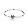 Silver Bracelets Bangles Crystal Ball Love Heart Clasp Beads Charms Moments Bracelet For Women DIY Jewelry-Dollar Bargains Online Shopping Australia