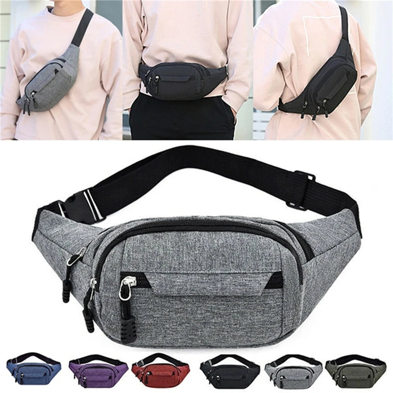 Hip Belly Banana Bum Chest Belt For Men Women Waist Bag Male Female Fanny Pack Pouch Purse Kidney Row Bumbag-Dollar Bargains Online Shopping Australia