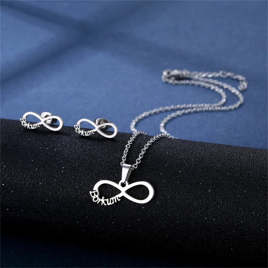 Jewelry Elegant Daisy Flowers Charm Chain Choker Necklaces Earrings Set Pendants For Women-Dollar Bargains Online Shopping Australia