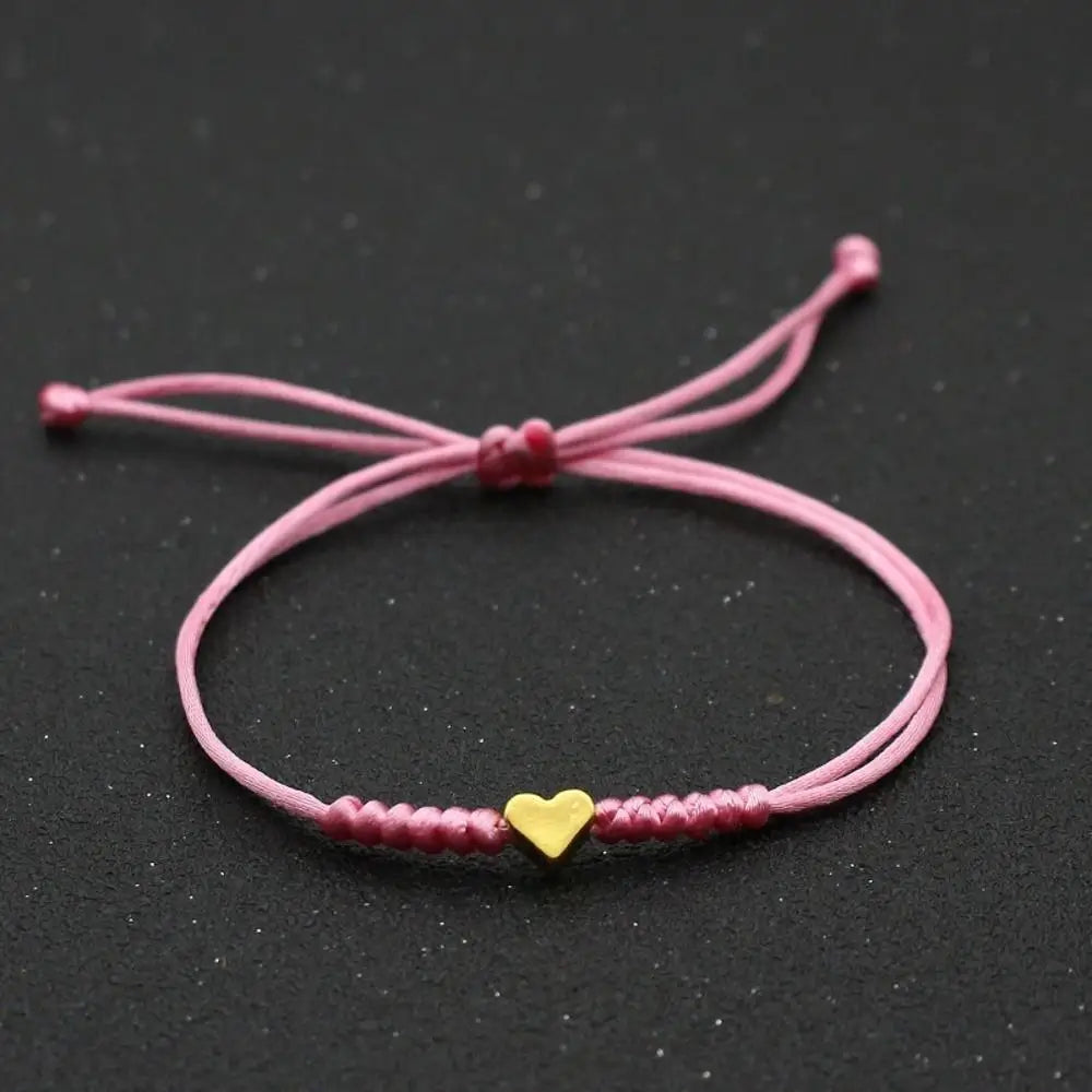 Love Bracelet Red String Bracelet Couple Hand-Woven Adjustable Red Rope Bracelet Jewelry-Dollar Bargains Online Shopping Australia