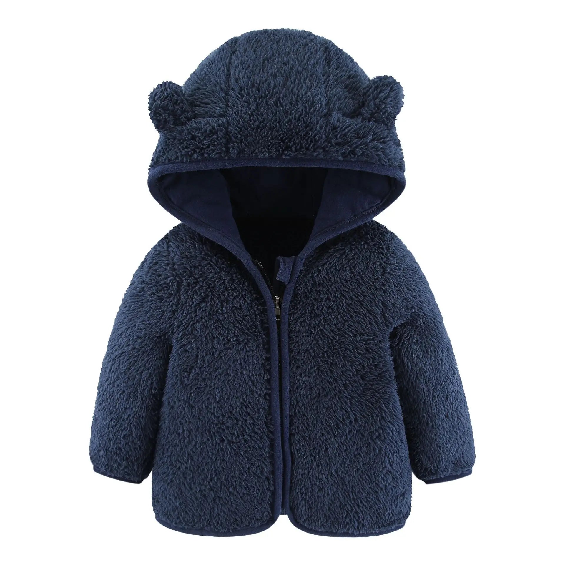 Children's Fleece Coat Baby Bear Ears Long Sleeve Warm Jacket-Dollar Bargains Online Shopping Australia