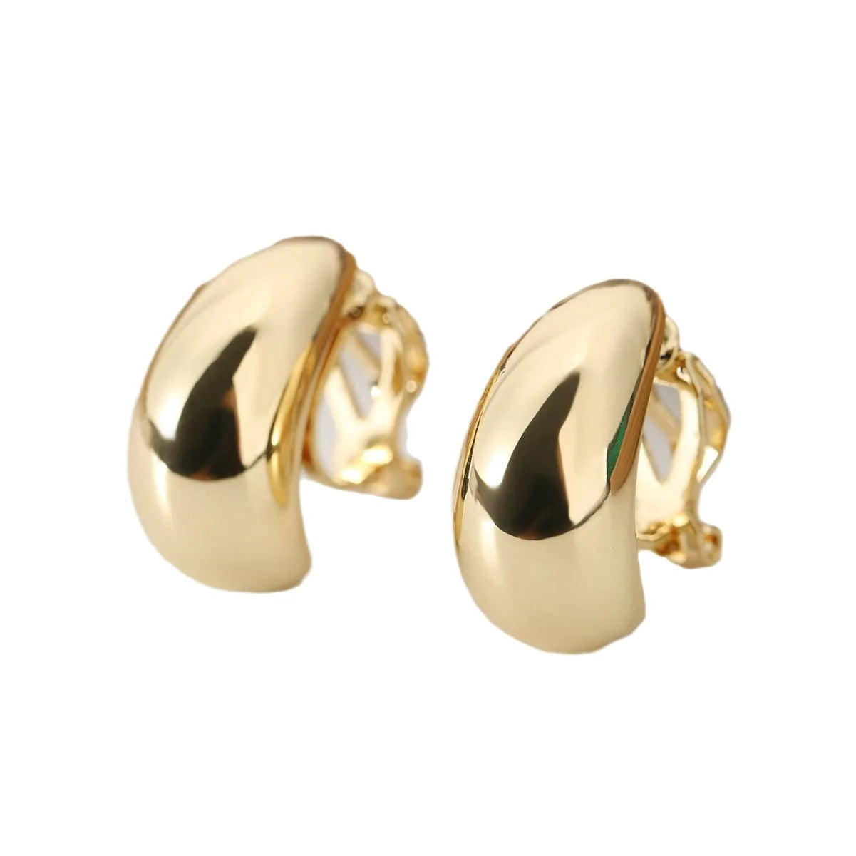 French Light Luxury Droplet shaped Ear Clip with No Ear Holes, High Grade, Simple and Smooth Female Earrings-Dollar Bargains Online Shopping Australia