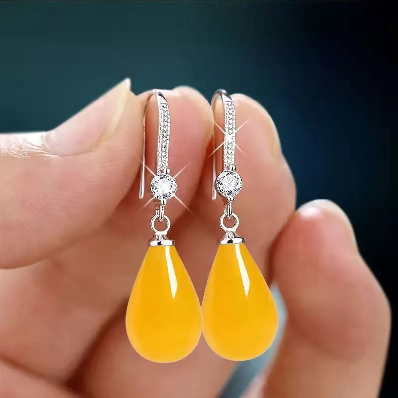 Exquisite Fashion Silver Color Water Imitation Pearls Drop Earrings for Women Shiny-Dollar Bargains Online Shopping Australia